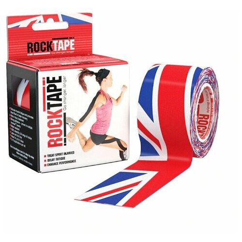 Кинезиотейп Rocktape 5 см х 5 м, Флаг