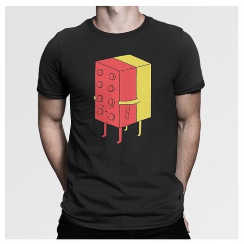 фото Футболка dream shirts обнимашки размер 2xl, черный