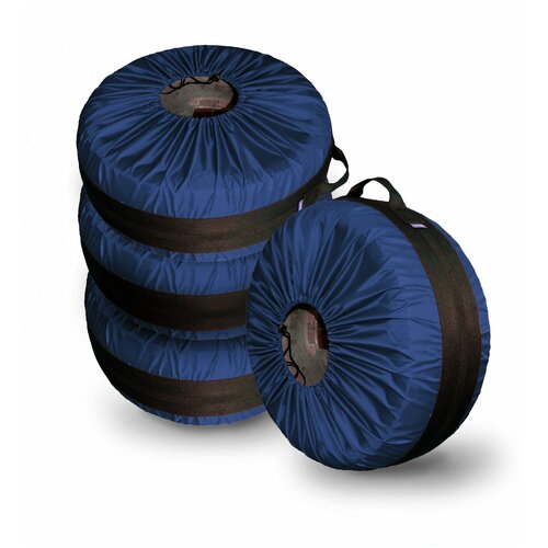 Комплект чехлов на покрышки R16-21, Belon familia, цвет темно-синий.