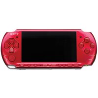 Игровая приставка Sony PlayStation Portable Bright (PSP-3000) SSD, без игр, красный