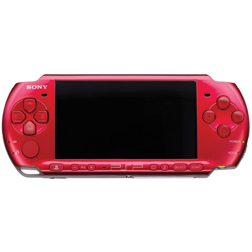 Игровая приставка Sony PlayStation Portable Bright (PSP-3000) SSD, без игр, красный