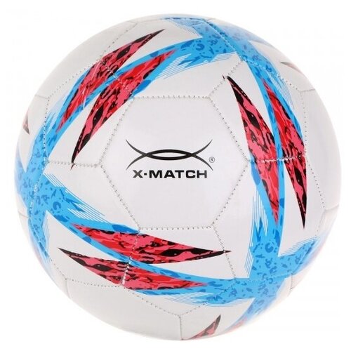 фото Мяч футбольный, 1 слой pvc, 1.6 mm. крест x-match 56499