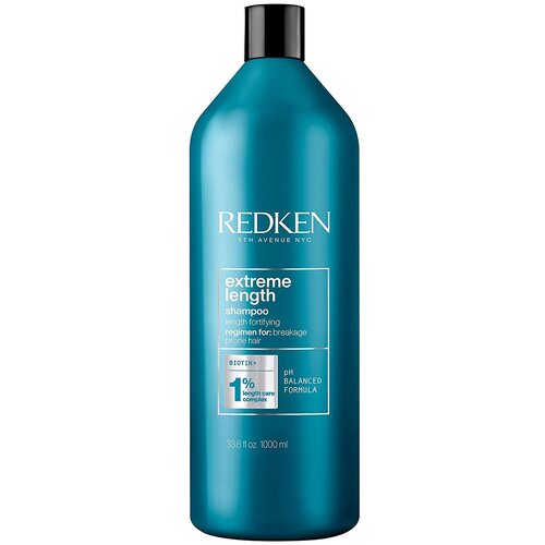 Redken шампунь Extreme Length, 1000 мл redken extreme length shampoo шампунь для укрепления волос по длине 300мл