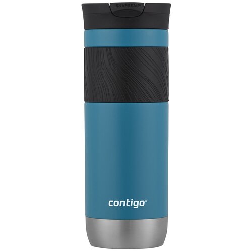 Термокружка для напитков Contigo Byron 2.0 0.59л. Синий/черный 2155589