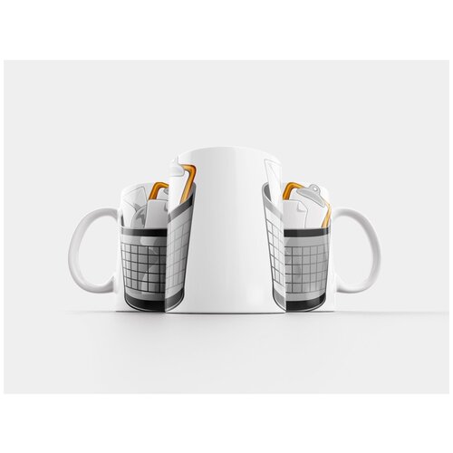 фото Кружка "мусорное ведро, мусорную корзину, рецептивный" 320 мл lotsprints