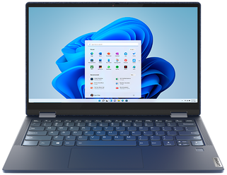 Ноутбук Lenovo Yoga 6 13ALC6 13.3" FHD IPS/AMD Ryzen 5 5500U/16GB/512GB SSD/Radeon Graphics/Win 11 Home 64-bit/NoODD/синий (82ND00DERU)