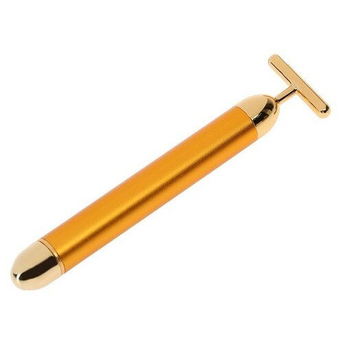 Массажёр для лица LuazON LEM-01 1хАА не в комплекте бархатный мешочек желтый 52600₽