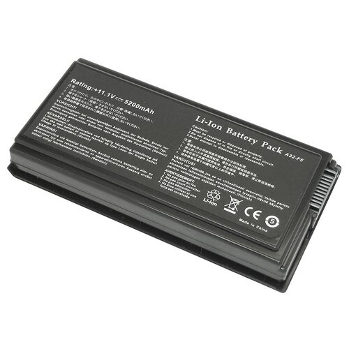 Аккумуляторная батарея для ноутбука Asus F5 X50 X59 5200mAh OEM черная аккумулятор для ноутбука asus x59