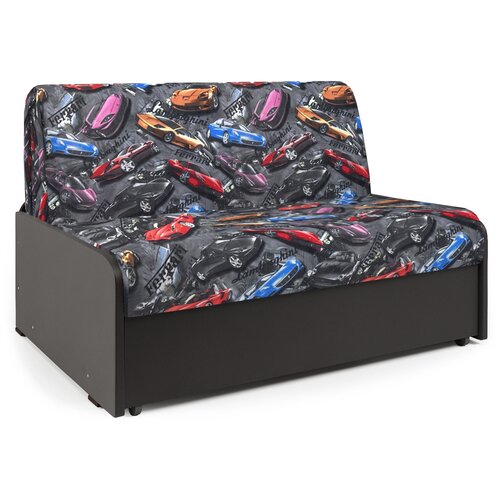 фото Диван кровать коломбо бп 160 машинки и экокожа шоколад шарм-дизайн