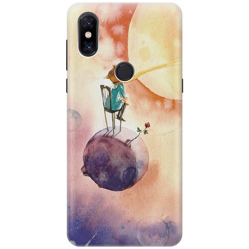 фото Re:pa накладка transparent для xiaomi mi mix 3 с принтом "маленький принц"