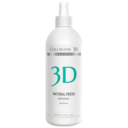 Medical Collagene 3D Фитотоник Natural Fresh, 500 мл medical collagene 3d natural fresh фитотоник для всех типов кожи 250 мл