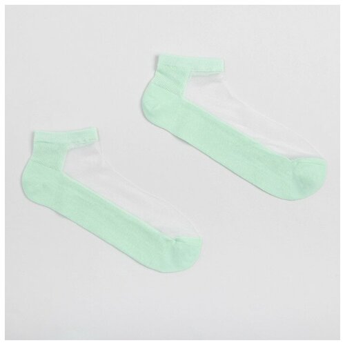 Носки Minaku, размер 23, зеленый носки minaku размер 16 зеленый