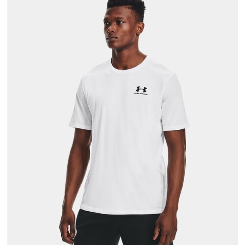 Футболка спортивная Under Armour, размер M, белый футболка для фитнеса under armour силуэт прямой размер xl красный