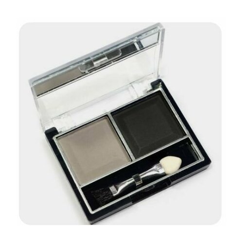 Mild Тени двухцветные D-5022 №04 черный+серый матовые