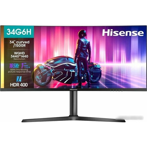 Монитор Hisense 34G6H черный 5275300₽