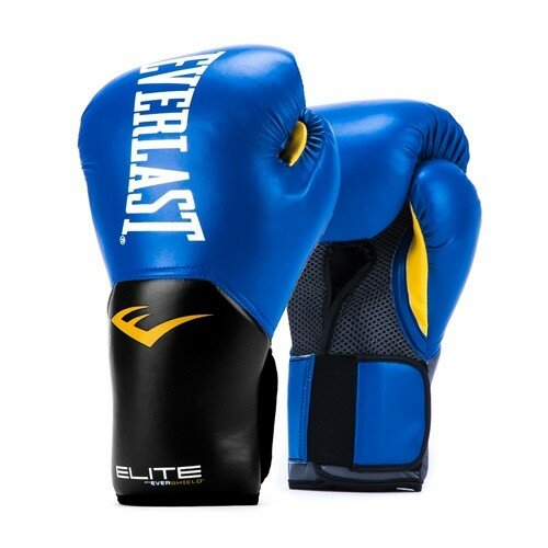 Боксерские перчатки тренировочные Everlast Elite ProStyle - Синий (16 oz)