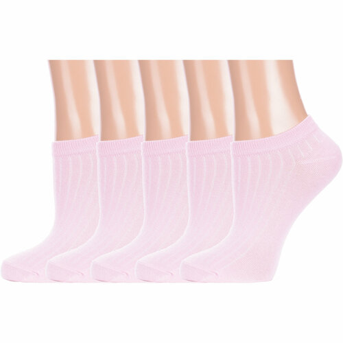 Носки HOBBY LINE, 5 пар, размер 36-40, розовый носки hobby line 10 пар размер 36 40 розовый