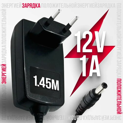 Блок питания (адаптер) 12V 1A 5.5 x2.1 мм RD1201000-C55-20G для модемов роутеров тв-приставок ресиверов МТС KION Триколор Ростелеком Wink Gpon GS Дом. ру