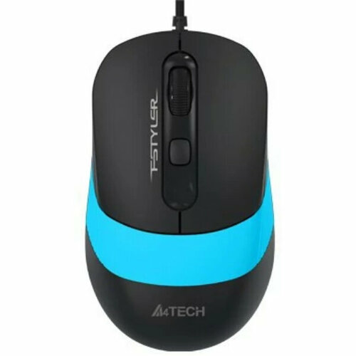 Мышь A4Tech Fstyler FM10S черныйголубой оптическая 1600dpi silent USB 4but 119200₽