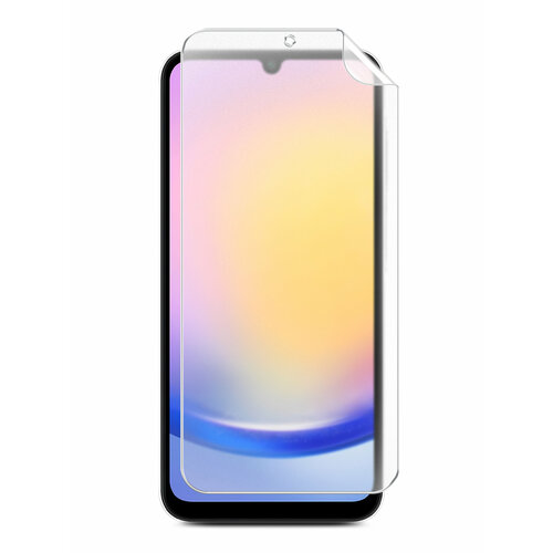 Защитная пленка для Samsung Galaxy A25 (Самсунг Галакси А25) на Экран матовая гидрогелевая силиконовая клеевая основа полноклеевая, Brozo