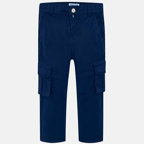Брюки Mayoral, размер 116 (6 лет), синий брюки чинос uniqlo размер 36inch синий
