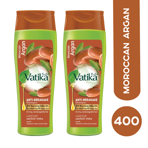 Dabur Vatika Шампунь против ломкости волос с маслом аргана 