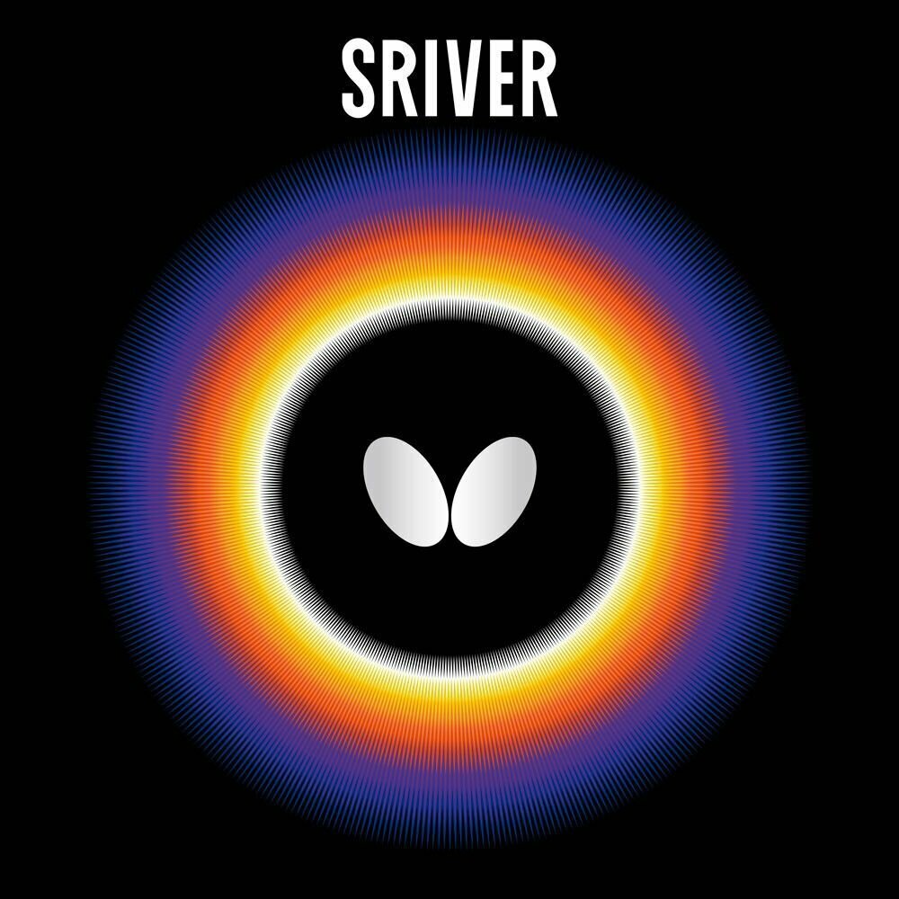 Накладка для н/тенниса Butterfly Sriver, Black, 2.1