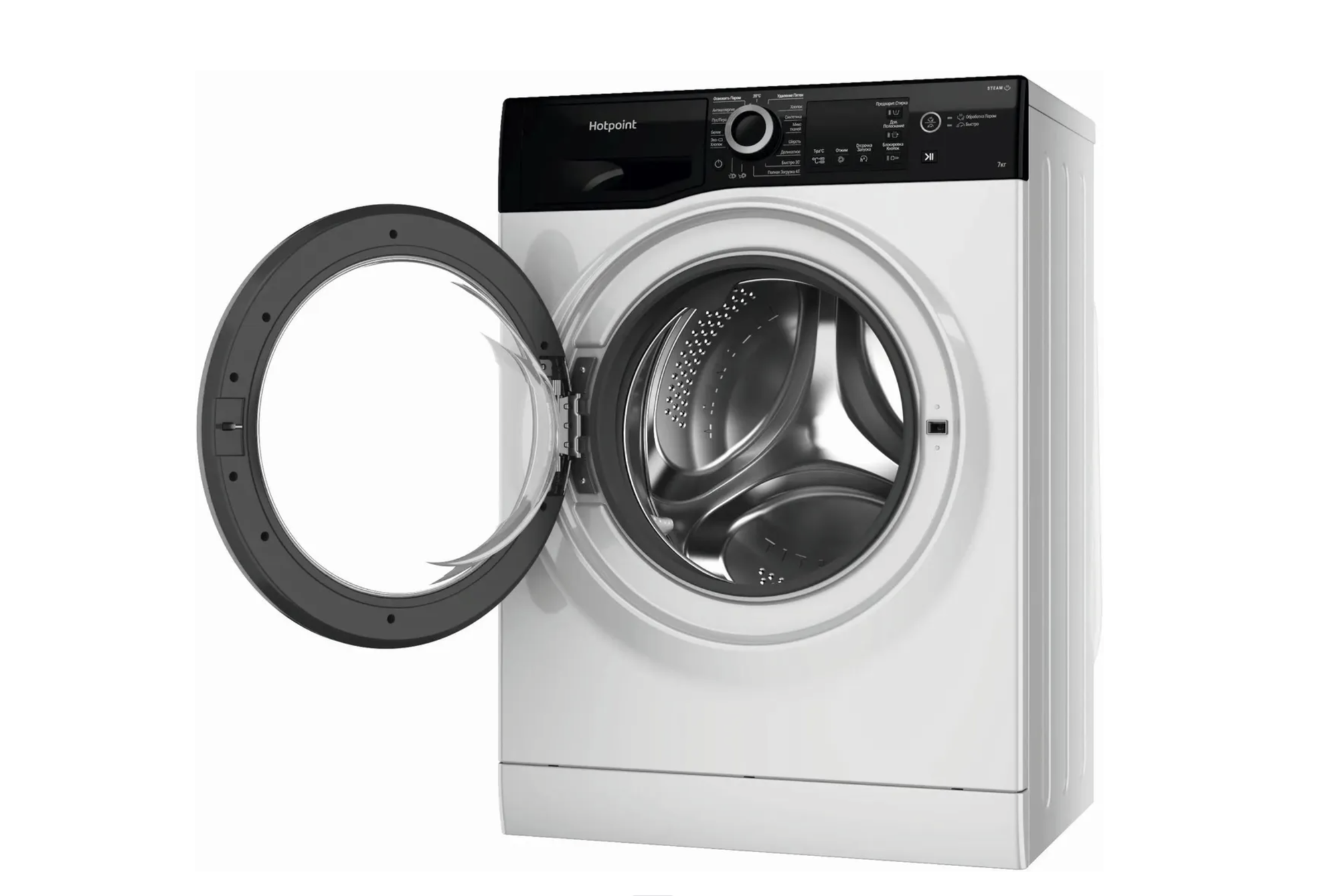 Стиральная машина HOTPOINT NSB 7225 ZSVRU 869991644680, белый - фотография № 2