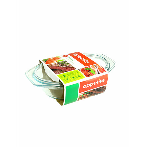 Утятница с крышкой стеклянная 3 л 2148₽