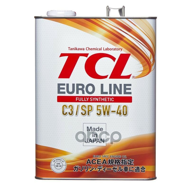 Масло Моторное Tcl Euro Line Sp Acea C3, 5W40, 4Л TCL арт. E0040540C3