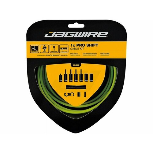 Набор рубашек и тросиков переключения Jagwire Pro Shift Kit 1X Organic Green (PCK552)