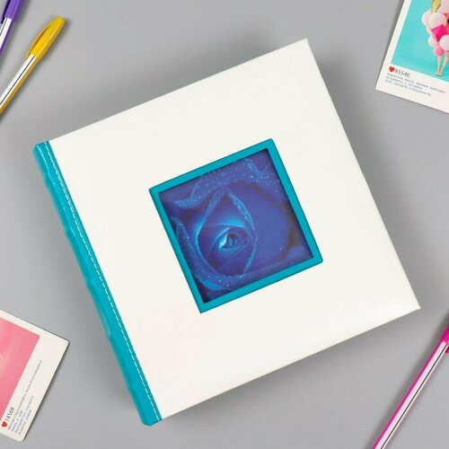 Фотоальбом на 200 фото Бело-синий 10х15 см 1736₽