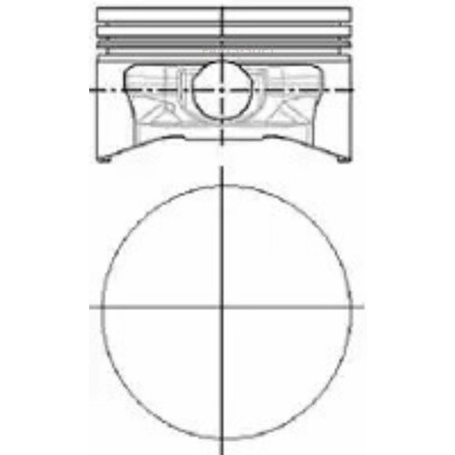 NURAL 87-429407-00 Поршень dm.83.00x1.2x1.2x2.5 +0.50 Цена за 1 шт