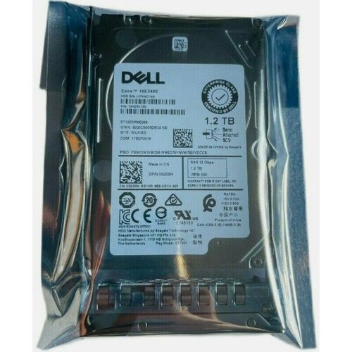 сервер dell poweredge r450 specbuild 134266 4lff 2x4309y 2x16gb rdimm h755front 4x600gb 15k sas 2x800w 1xlp 1xfh 1xocp3 0 brdcm57416 2x10 b t ocp 2xge Жесткий диск Dell SAS 1.2Тб 2.5 10000 rpm (0G2G54)