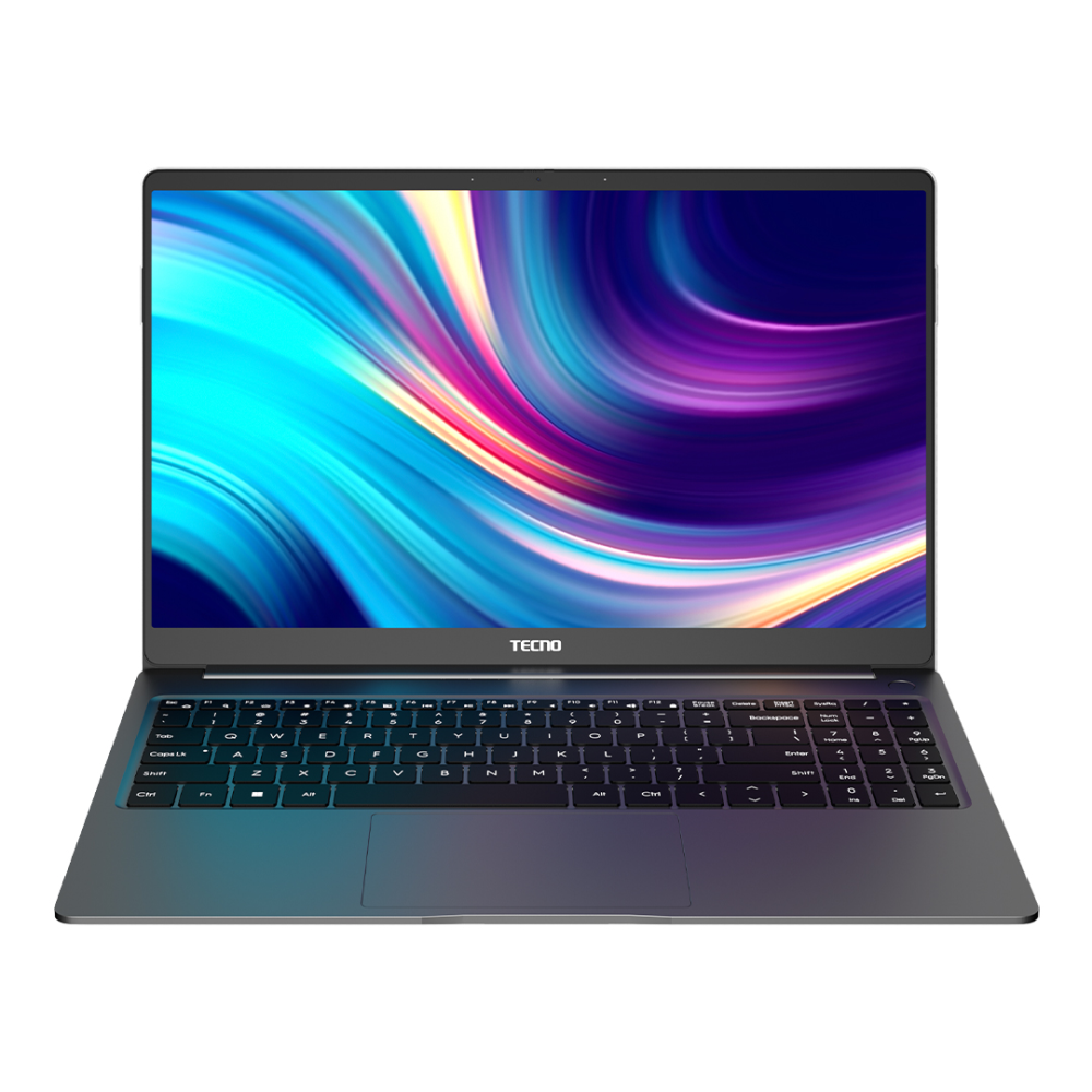 Ноутбук TECNO MegaBook T1 T15AA 15.6", Intel Core i5-12450H, 16 ГБ RAM, 512 ГБ SSD, Windows 11, серый