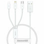 Кабель Baseus Superior Series Fast Charging Data Cable USB to M+L+C 3.5A 1.5m