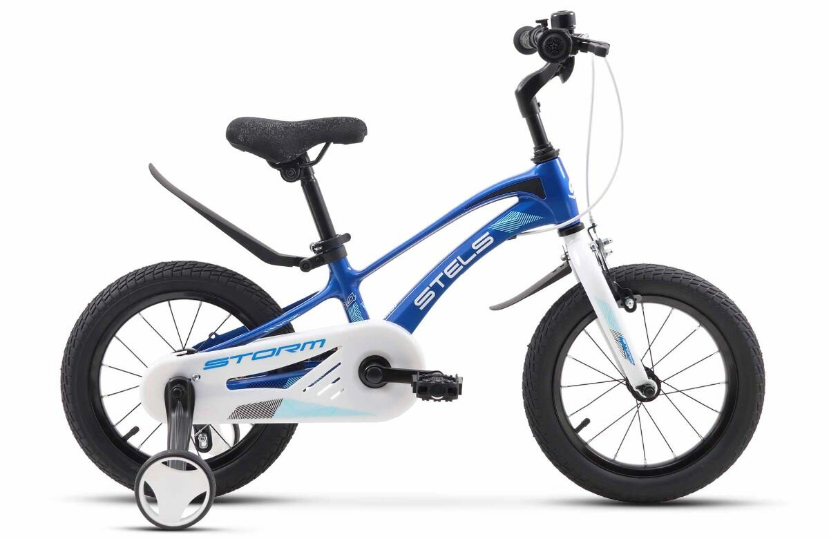 Велосипед детский STELS Storm KR 14" Z010, синий/голубой