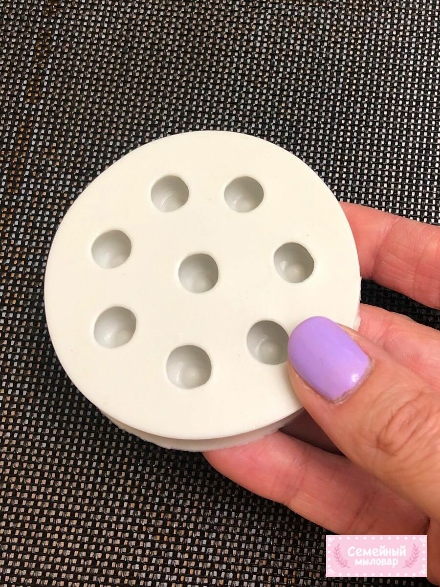 Молд силиконовый Малина и Черника, 7,5х1,2 см — фото 1