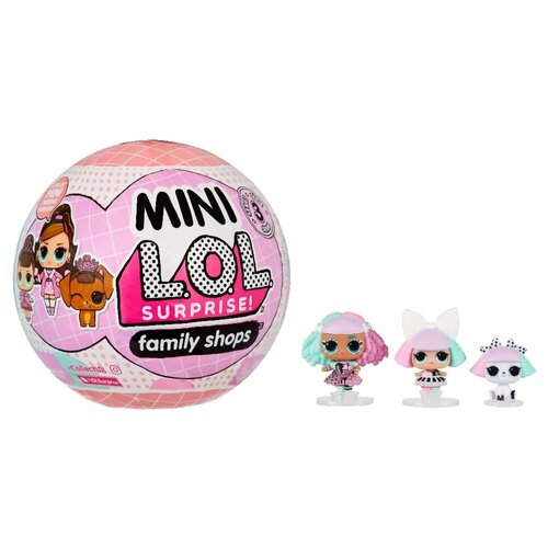 lol surprise мини семья mini family Игрушка LOL Surprise Mini Family Шар в непрозрачной упаковке (Сюрприз) 588467EUC