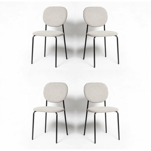 Стулья для кухни, 4 шт, С 101, букле, серый