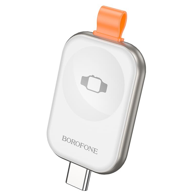 Магнитное зарядное устройство для часов Apple Watch BQ25A Type-C USB серебро