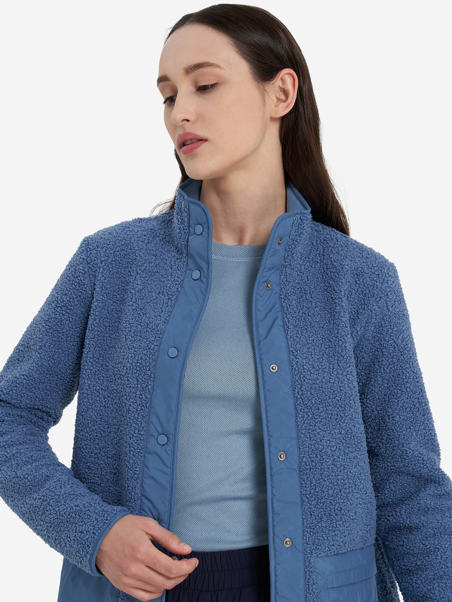 фото Джемпер флисовый женский Outventure Синий, RUS: 42, Ориг: 42