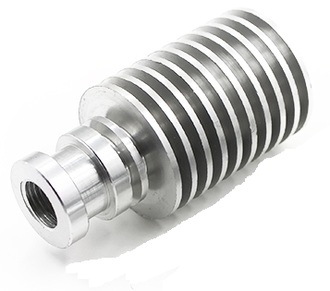 Радиатор для Боуден-экструдера E3D V5 1.75мм dвх=M7 dвых=M10 — фото 1