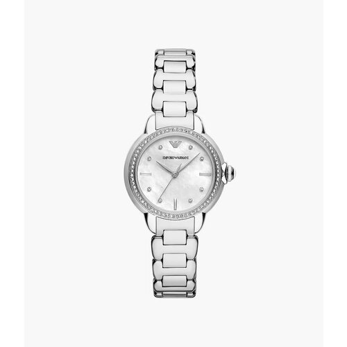 фото Наручные часы emporio armani, серебристый