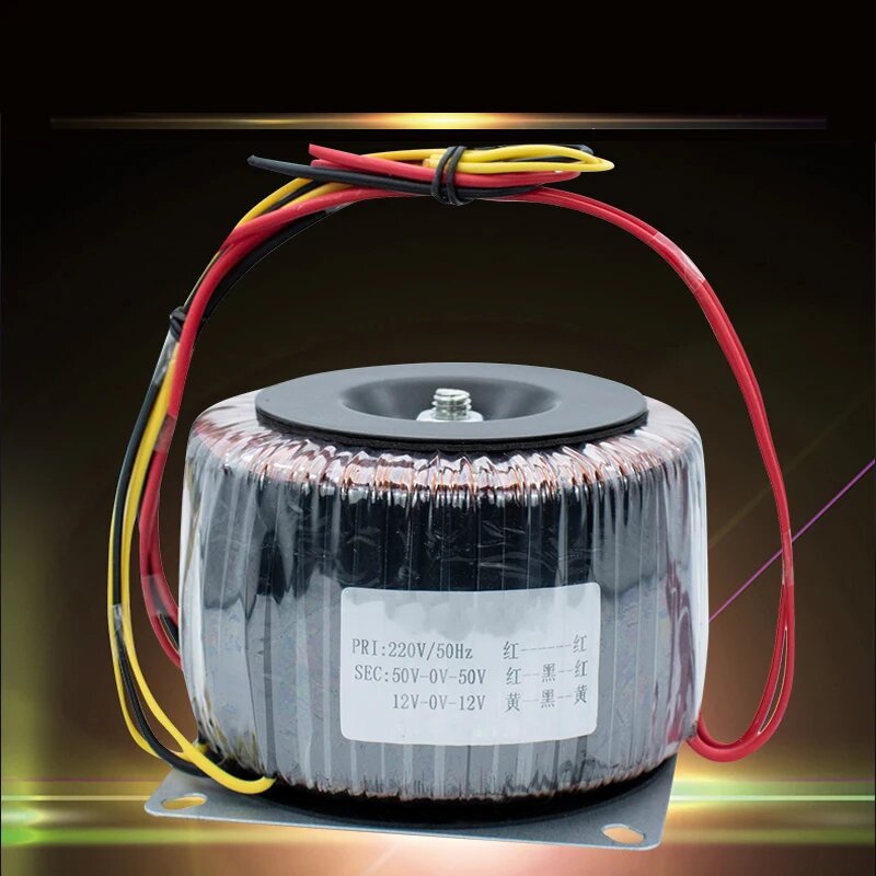 Тороидальный трансформатор LFRICH 800W 220V до 12/24/48/50V, 800W, dual 32V dual 12V