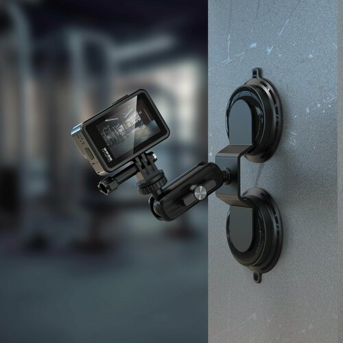 Изображение товара Двойное магнитное крепления с Magic arm Dual Magnetic Suction Cup Mounting insta360 x4/x3, GoPro, Pocket 3