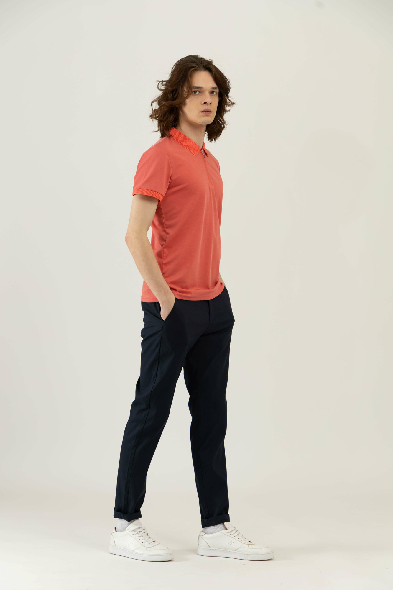 Поло спортивное TERRA PRO, размер S, pink — фото 1