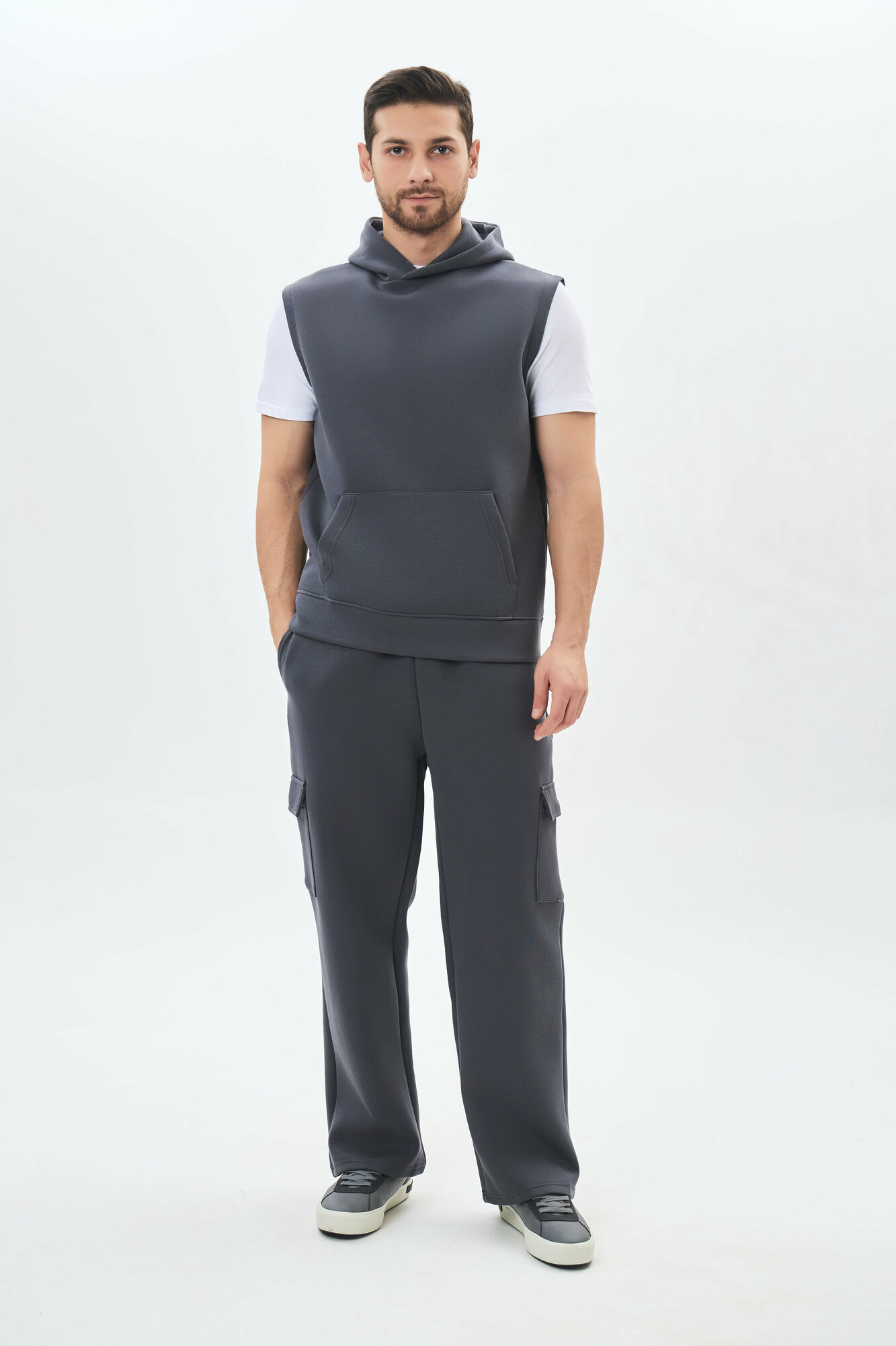 Брюки спортивные TERRA PRO, размер S, dark grey — фото 1