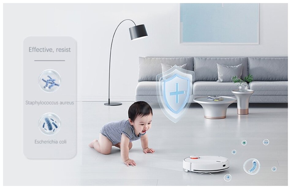 Робот-пылесос Xiaomi Mi Robot Vacuum-Mop 2 Pro [MJST1SHW] RU, белый - фотография № 16