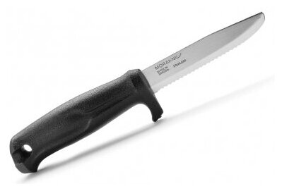 Нож Morakniv Marine Rescue 541 (11529) стальной лезв.91мм серрейт. заточка черный - фото №17